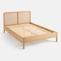 Esmara Ash/Veneer/Linen Bed with Bed Base - thumbnail 4