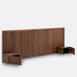 Silentio Headboard with Integrated Bedside Tables - thumbnail 3