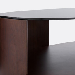 Spinella Coffee Table with Tempered Glass Top - thumbnail 4