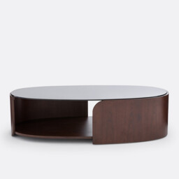Spinella Coffee Table with Tempered Glass Top - thumbnail 3