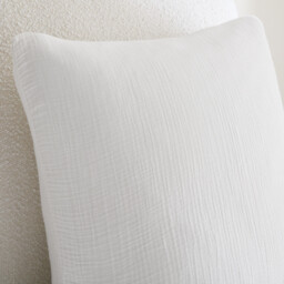 Yafa 100% Organic Cotton Muslin 200 Thread Count Pillowcase - thumbnail 3