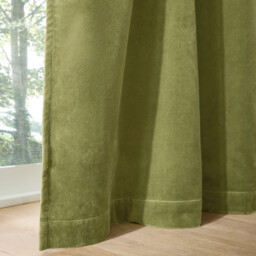 Velvet Hidden Tab Top Blackout Curtain - thumbnail 3