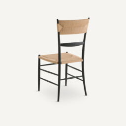 Galia Paper Cord & Solid Oak Chair - thumbnail 4