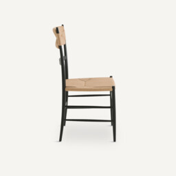 Galia Paper Cord & Solid Oak Chair - thumbnail 3