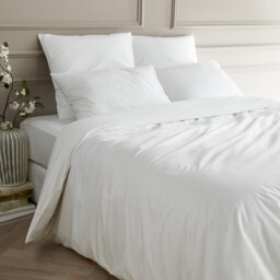 Florentina Cotton Percale Duvet Cover - thumbnail 1