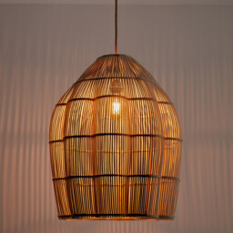 Dankia 50cm Diameter Rattan Ceiling Light - thumbnail 4