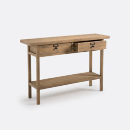 Lunja Console Table in Solid Pine - thumbnail 4