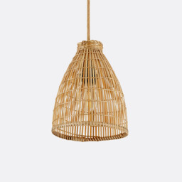 Aleandro 20cm Diameter Bamboo Ceiling Light - thumbnail 2