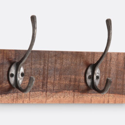 Wall-Mounted Coat Rack with 3 Hooks - thumbnail 4