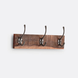 Wall-Mounted Coat Rack with 3 Hooks - thumbnail 3