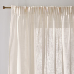 Nyong Voile Panel with Pencil Pleat and Wave - thumbnail 1