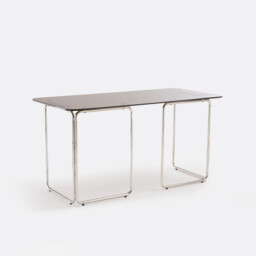 Socer Desk in Glass and Chromed Steel - thumbnail 4