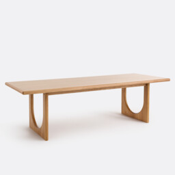 Douve 8-10 Seater Dining Table in Oak and Veneer - thumbnail 1