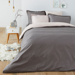 Two-Tone Cotton Duvet Cover - thumbnail 1