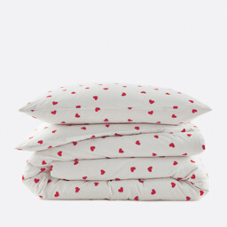 Child's Scacco 50% Recycled Cotton Duvet Cover Set - thumbnail 3