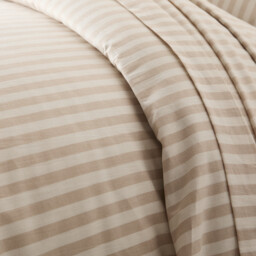 Soizic Beige Cotton Duvet Cover - thumbnail 3
