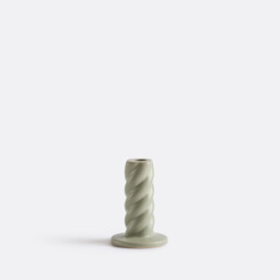 Vavy Twisted Ceramic Candle Holder H12.5cm