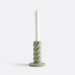 Vavy Twisted Ceramic Candle Holder H12.5cm - thumbnail 3