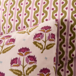 Antes Floral Print Washed Cotton Pillowcase - thumbnail 3