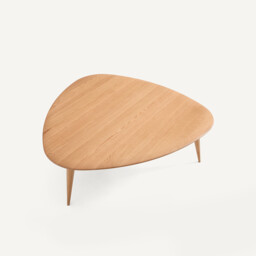Théoleine Solid Oak Coffee Table, Large Model - thumbnail 4