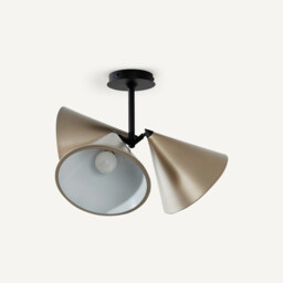 Moke 3-Cone Ceiling Light - thumbnail 4