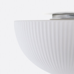 Loulou Ceiling Or Wall Light in Grooved Opaline Glass, Diameter 33cm - thumbnail 4