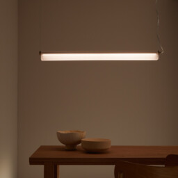 Strozzi Glass and Steel Tube Ceiling Light - thumbnail 1