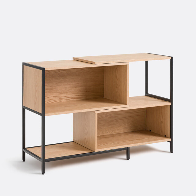Volga Oak Veneered Modular/Extending Console Table - image 1