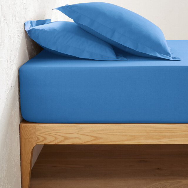 Scenario Plain Cotton Fitted Sheet For Deep Mattresses (32cm) - image 1