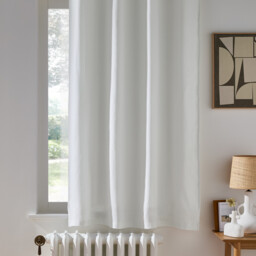 Onega Blackout Radiator Curtain in Washed Linen