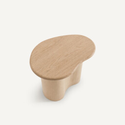 Phlu Sofa Side Table in Sanded and Veneered Oak - thumbnail 4