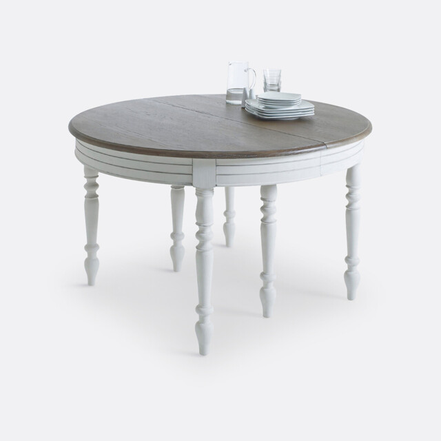 Eulali Extending 4-12 Seater Dining Table in Pine and Oak Veneer - image 1