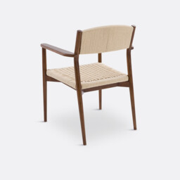 Dorau Weaving & Solid Ash Table Armchair - thumbnail 4