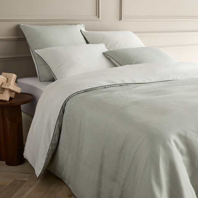 Erell Organic Cotton Percale & Lyocell Duvet Cover - image 1