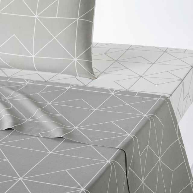 Vidmey Geometric Cotton Flat Sheet - image 1