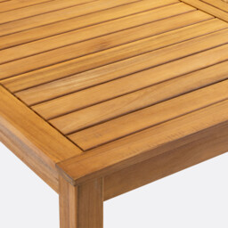 Ciara Square Acacia Garden Table - thumbnail 4