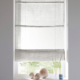 Linen/Cotton Muslin Roman Blind - thumbnail 2