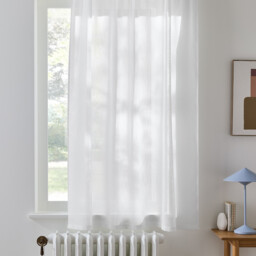 Nyong Radiator Voile Panel with Pencil Pleat and Wave