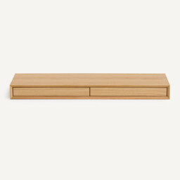 Archivita XL Desk in Oak Veneer L110cm - thumbnail 3