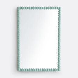 Lomia 61.5 X 91.5cm Lacquered Wood Mirror