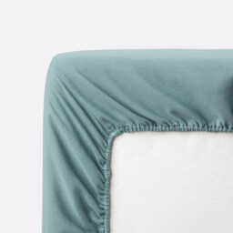 Marnie Fitted Sheet in Washed Cotton/Linen, 30cm Flap - thumbnail 4