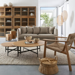 Addisson Small Oak Coffee Table - thumbnail 2
