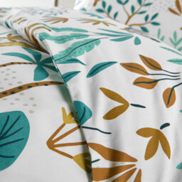 Jungle Animal Print 30% Recycled Cotton Child's Duvet Cover - thumbnail 3