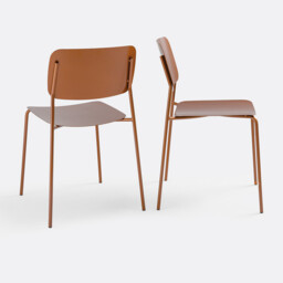 Set of 2 Urbani Metal Chairs - thumbnail 3
