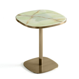 Lixfeld 60cm Diameter Jade & Metal Bistro Table (Seats 2)