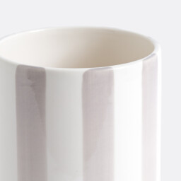 Jaoma Striped Ceramic Vase, H25cm - thumbnail 2
