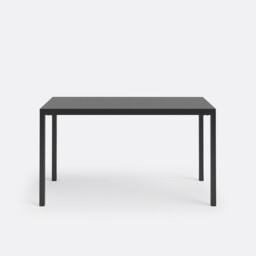 Hiba Lacquered Steel Metal 4 Seater Dining Table - thumbnail 3