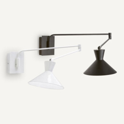 Voltige Contemporary Articulated Metal Wall Light - thumbnail 3