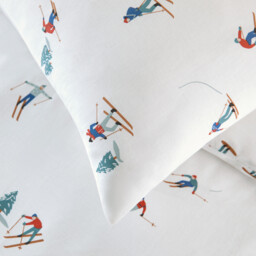Tout Schuss 30% Recycled Cotton Child's Duvet Cover Set with Rectangular Pillowcase - thumbnail 4