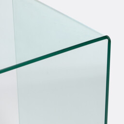 Joan Console Desk in Tempered Glass - thumbnail 4